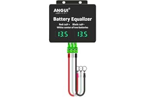 ANGUI Battery Equalizer 24V KBA052S LED Tube Display 2 x 12V DC Inverter Voltage Active Balancer Lead Acid Battery Li-ion LiFePO4