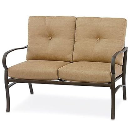 Amazon Com Patio Master Ach05005k01 Bellevue Espresso Loveseat
