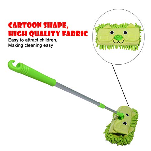 Miklan Kid's Mini Housekeeping Cleaning Tools, 3pcs Small Mop Small Broom Small Dustpan, Little Housekeeping Helper Set, Pretend To Play Toys Sets Mommy's Little Helper Broom Set (Ship From US) - Thumbnail 7