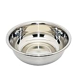 Meleg Otthon Heavy Duty Stainless Steel Basin Mixing Bowls Large Metal Mixing Bowls Set Cooking Bowl Nesting Bowl Serving Bow (8.6