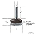 Chair Levelers - 16 Pack - Adjusting Felt Pads for Chair Legs and Furniture - Table Leveling Feet - 1/4-20 Adjustable Furniture Foot with t-nut and Instructions