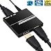 HDMI Splitter 1 in 2 Out, edola 2019 Upgrade Aluminum Ver1.4 HDCP, 4K HDMI 1x2 Splitter Supports 3D 4K@30HZ Full HD1080P for Xbox PS4/3 Fire Stick Roku Blu-Ray Player Apple TV HDTV primary