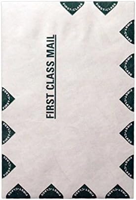 6 x 9 Tyvek First Class Envelopes, Peel &amp; Stick Closure, Open End, 500/Box