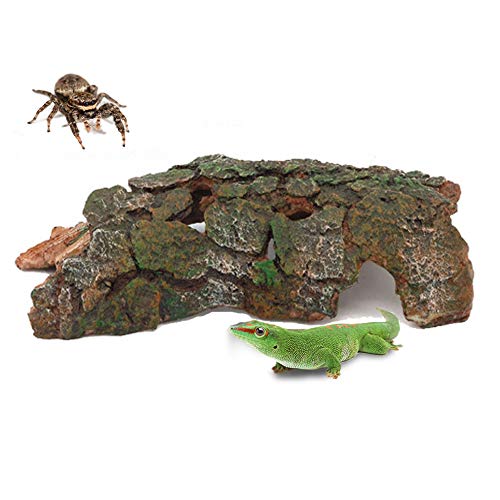Niteangel 2 Pack Natural Coconut Reptile Hideouts Spider and Aquarium