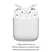 WERO Earhooks Cover for AirPods,(with Storage Box) Replacement Earbuds/Ear Tips with Secure Fit Ear Hooks Wing Applicable for Apple AirPods/EarPods, White, 3 Pairs (Size L/M/S)