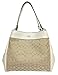 COACH Lexy Shoulder Bag in Outline Signature khaki/chalk F57612