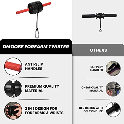 DMoose Forearm Strength Trainer Hand, Wrist, and Forearm Trainer