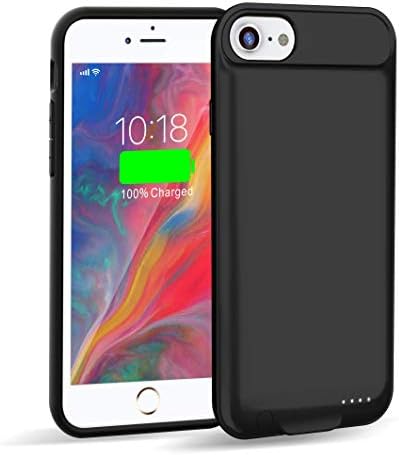 Venevix Battery Case for iPhone 7/8 Slim, 3000mAh Extended Protective Charging Case for Apple iPhone 7 8 (4.7inch) Support Lightning Charge and Earphones-Black