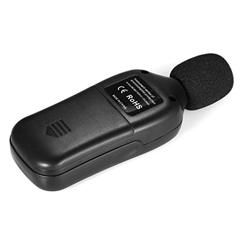 DYW Noise Meter Color Screen Portable Handheld Digital Sound Level Meter Noise Tester Sound Level Meter Black - Thumbnail 3
