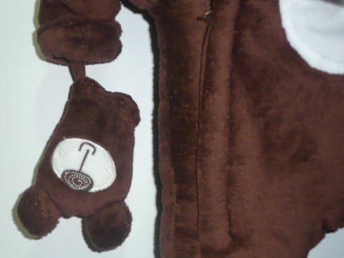 Baby Bear Microplush Snowsuit for Newborns 0-3 Months Model: GW1924 (Newborn, Child, Infant)