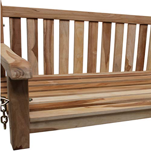 Ambientehome Schaukel, teak wood, Brown – Bild 4