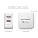 Qualcomm Quick Charge Wall Charger, BlitzWolf Qualcomm QC3.0 30W 2.4A Dual USB Port Travel Charger With Power3S Tech for Xiaomi5, LG G5, HP Elite x3, HTC 10, Asus ZenFone 3, LeEco Le MAX 2