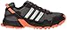 adidas Originals Women's Rockadia Trail W Running Shoe, Black/White/Easy Orange, 8 M US