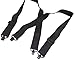 Holdup Airport Friendly/No Buzz Suspenders for Men (Black 2