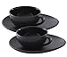 Nigella Lawson Cappuccino Cup/Saucer Set/2 Black