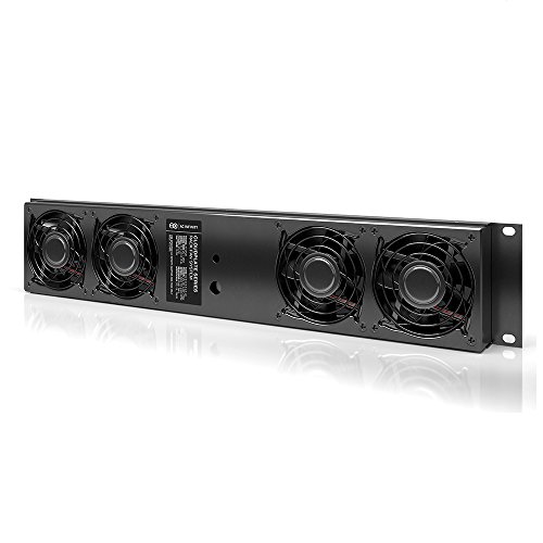 AC Infinity CLOUDPLATE T7, Quiet Rack Mount Fan Panel 2U, for cooling