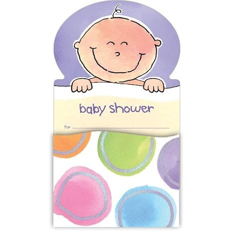pop up baby shower invitations