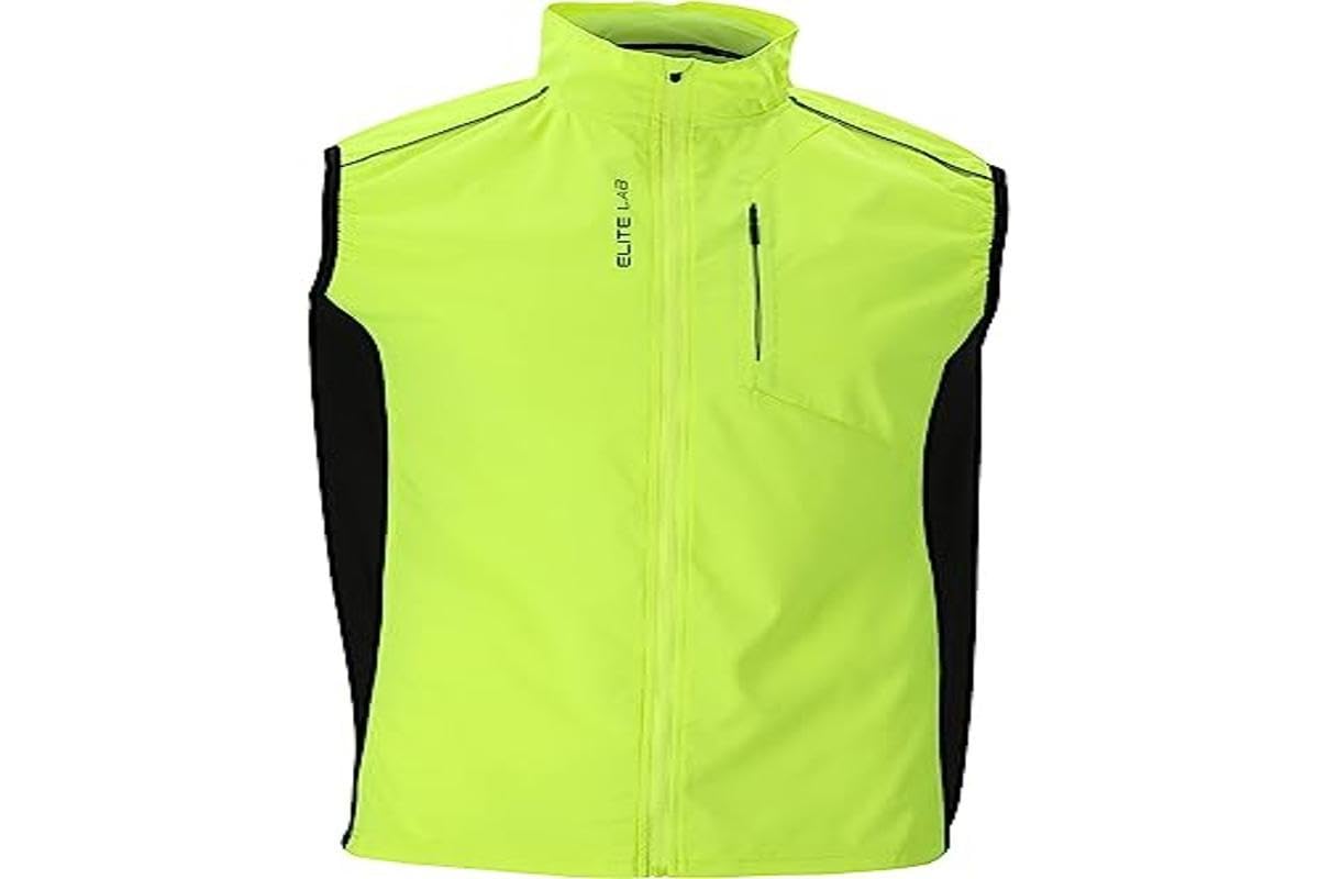 ELITE LAB Men's Shell Vest, 5001 Safety Yellow, L