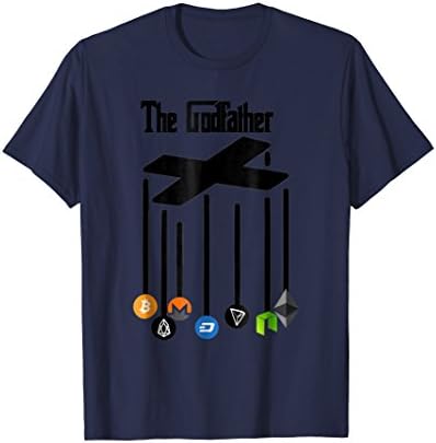 Bitcoin GodFather T-shirt monero dash ethereum tron neo