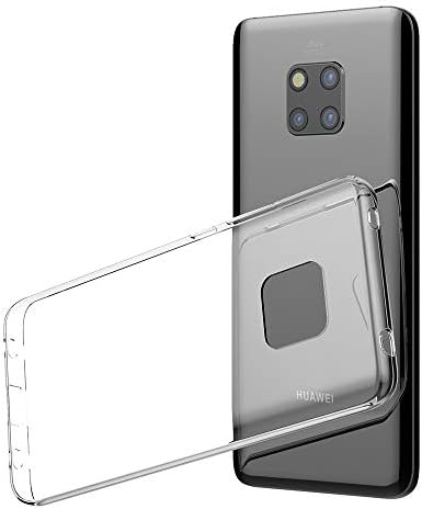 Huawei Mate 20 Pro Case, Mate 20 Cover, Transparent Soft Case,Soft TPU Clear Light Case Cover [Kickstand] [Card Slot] [Magnetic Closure] Huawei Mate 20 Pro (mate 20 pro, Transparent)