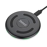 Yootech Wireless Charger Qi-Certified 10W Compatible with iPhone 11/11 Pro/11 Pro Max/Xs MAX/XR/XS/X/8/8 Plus, Galaxy Note 10/Note 10 Plus/S10/S10 Plus/S10E,5W All Qi-Enabled Phones(No AC Adapter)