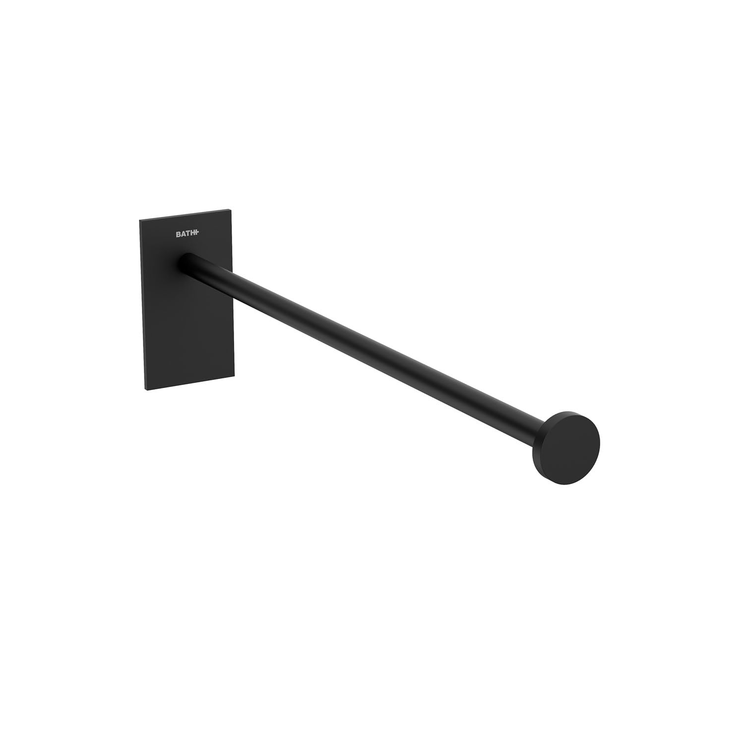 COSMIC 2763669 Stick Towel Rail 28 cm, matt Black, Pequeño