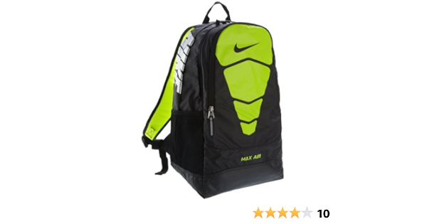 neon green backpack nike