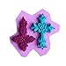 Witkey 2 Cavity Cross Shape Non Stick Silicone Mold Fondant Chocolate Molds Candy Molds Baking Cookie Mould Soap Decorating Molds