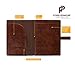 Forevermore Portfolio/Padfolio/Professional Interview Resume Folder/Document Organizer with Refillable Letter Size Writing Pad/Business Gift (Brown)