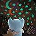 BEREST Baby Sleep Soother Sleepy Owl, Womb's Heartbeat Lullabies & Shusher White Noise Machine, Auto-Off Timer and Nursery Decor Night Light Projector, Portable Baby Shower Gift for Newborns and Up