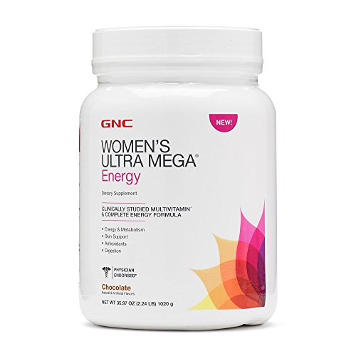 Gnc womens ultra mega energy - chocolate 2.24 lbs.