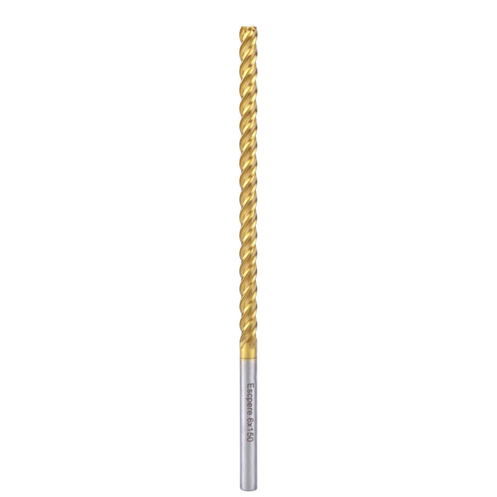 Escpere EVA EPS Styrofoam CNC Router Cutter for Cutting Long, HSS Spiral Long Endmills CNC Foam Milling Bit 2D / 3D (D6x100x150 4F Flat) — image 1
