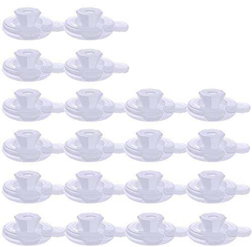 BETOY 24 Duvet Clips: Plastic, Clear, Duvet Cover, King Size, Keep Duvet in Place