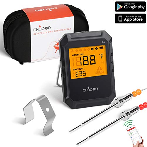 [2018 UPGRADED] WEINAS Bluetooth Meat Thermometer For ...