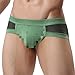 NEARTIME Men's Underwear, Mens Low Waist Boxers Briefs Men Underpants Soft Shorts (L, Army Green) …