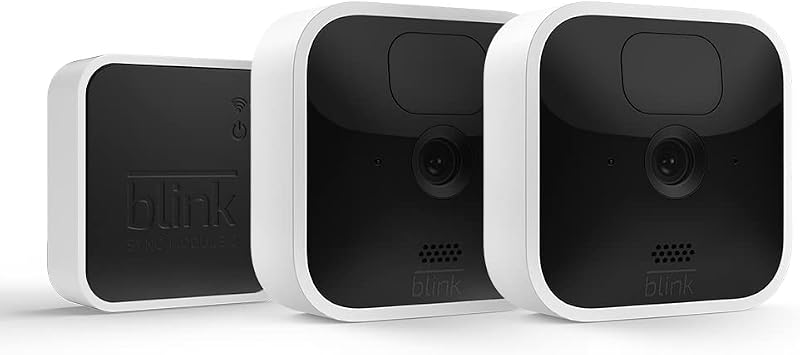 Blink Indoor Wireless HD Security Camera 2-Camera System with 2-Year Battery