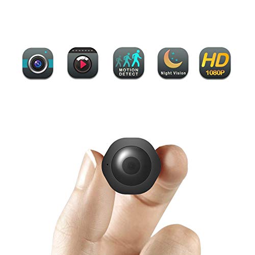 JDIBEST Spy/Hidden Camera - Nanny Camera - Motion Detection - Real HD 1080P, Perfect Indoor Covert Security Camera for Home and Office - The Battery Lasted 2 hours－IMPROVED 2018