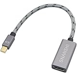 Mini DisplayPort to HDMI Adapter, SNANSHI Thunderbolt to HDMI Adapter Mini DP to HDMI Male to Female for Surface Pro/Laptop/Book, iMac/MacBook, Projector Monitor(0.8ft,Nylon Braided)