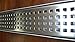 DreamDrains 28 in Stainless Steel Linear Shower Drain - Square Pattern Drain - Easy Installation Linear Drain Kit (Brushed Finish, 28 x 2.75 Inches)