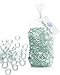 Dashington Flat Clear Marbles, Pebbles (5 Pound Bag/80oz) for Vase Filler, Table Scatter, Aquarium Decor, Gems