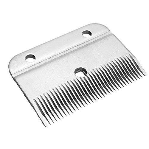 TAKEKIT Horse Clippers Replacement Blades, Detachable Universal Blades for Professional Horse Grooming Clippers, Top and Bottom, Stainless Steel, 35-Teeth