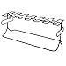 12 Slot Leg & Wing Grill Rack – Steel Multi-Purpose Non-Stick Poultry Stand – For Oven, Smoker, or Grill