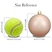 AMS 2.36''/60mm 24ct Christmas Balls Hollow Out Carved Tree Pendants Shatterproof Ornaments Seasonal Decorations for Wedding,Halloween,Party(Champagne)