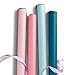 RUSPEPA Kraft Reversible Wrapping Paper - 4 Rolls (Nude and Violet, Mint and Yellow, Teal and Orange, Peachpuff and Blue) - 30 inches x 10 feet per Roll