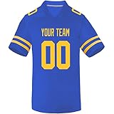Pullonsy Blank Royal Blue Custom Football Jersey