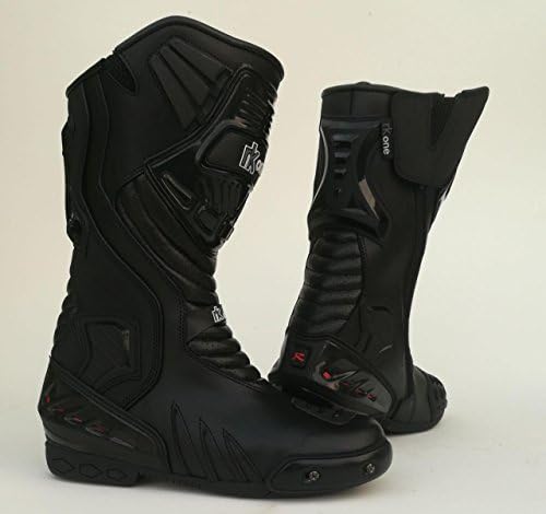 RKsports RKone Racer Waterproof Motorbike Motorcycle Boots Black
