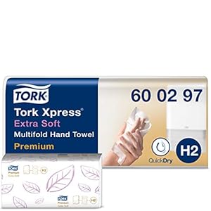 Tork Xpress Multifold papieren handdoeken Premium H2, extra zacht, 2-laags wit, 7 x 100 doeken 600297