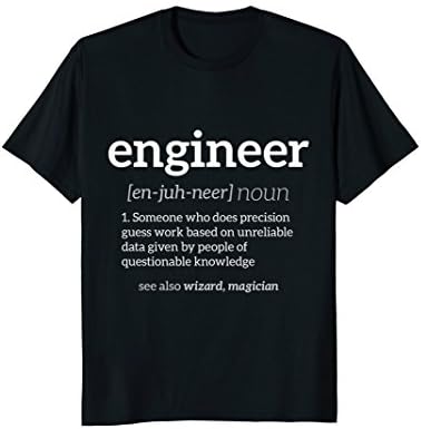 Engineer Definition Funny Civil Engineering Major Gag Gift T-Shirt