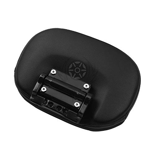 Adjustable Driver Rider Backrest Pad for Harley Road King Street Glide/Road Glide/Electra Glide 97-2020 (Gloss Black)