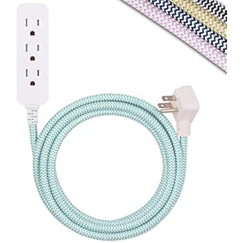 Amazon.com: GE Designer Extension Cord With Surge Protection, Braided